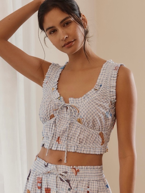 Anthropologie Tops - Anthropologie Anthropologie Ruched Scoop-Neck Tank NWT